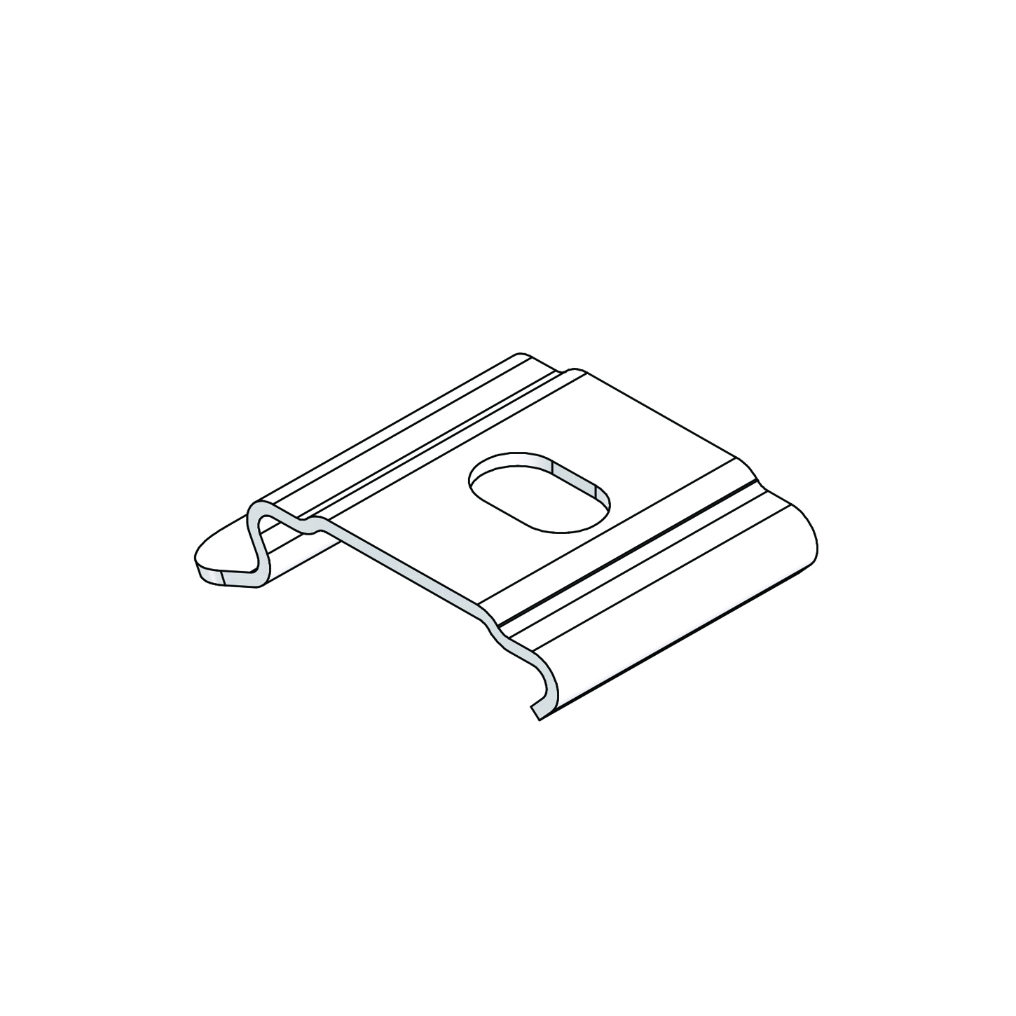 BRACKET TOP FIX SPRING