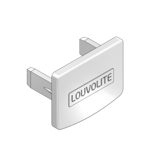 END CAP FOR 20MM HEADRAIL - CELLULAR-NO HOLE