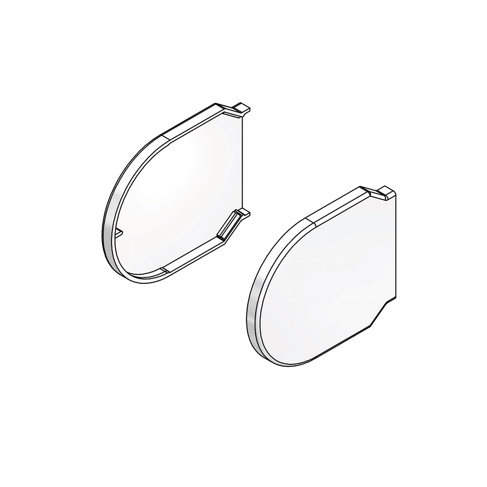 SYSTEM 45 BACK BAR SHORT BRACKET COVER