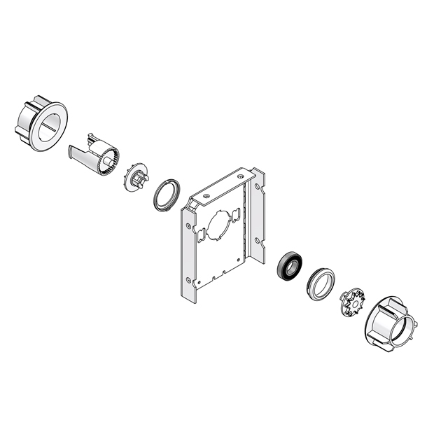 SYSTEM 45 DRIVE LINK COUPLING - 3 FASCIA BRACKET