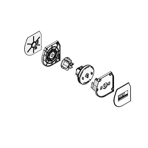 SYSTEM 45 CASSETTE SLIDELOCK STANDARD PIN LH