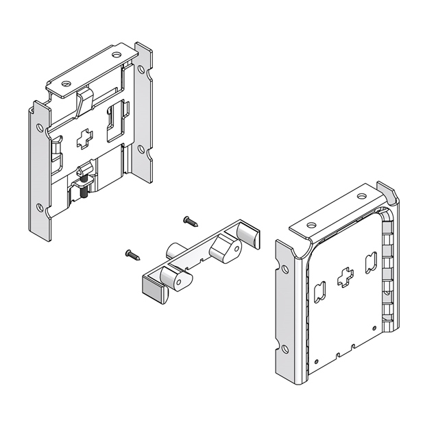 3 INCH ADJUSTABLE FASCIA BRACKET SET