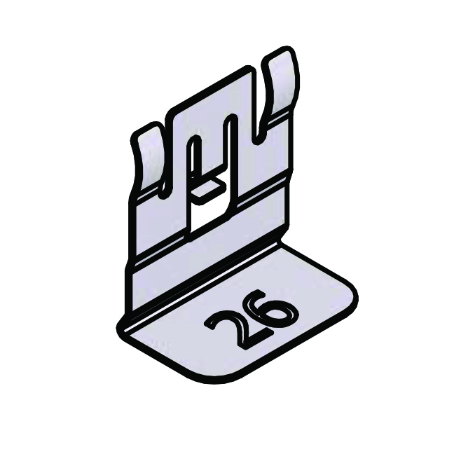 PERFECT FIT WINDOW FIXING BRACKET 26MM