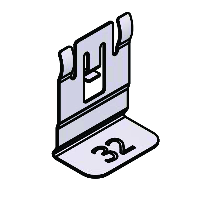 PERFECT FIT WINDOW FIXING BRACKET 32MM