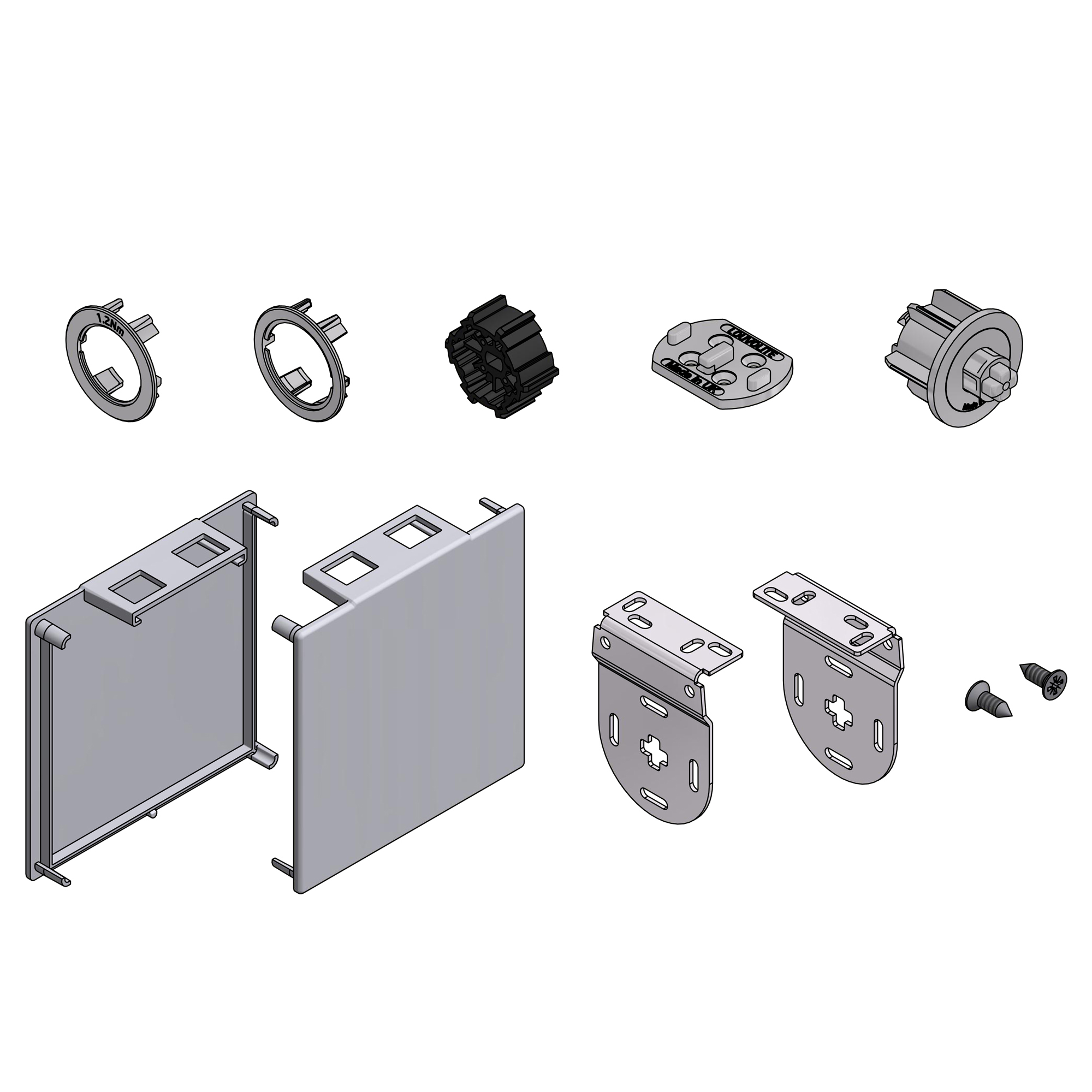 MOTOR PACK 40mm  SLIM FASCIA 100mm