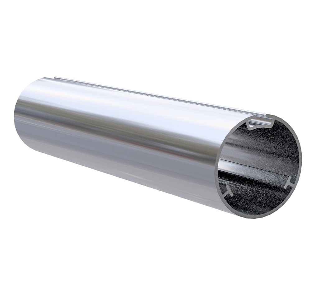 ROLLER TUBE 5.0M ALUMINIUM SINGLE SLOT MOTORISED 35MM O.D