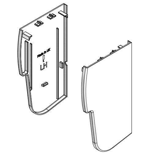 SYSTEM 40 FULL FASCIA DOUBLE BRACKET COVERS