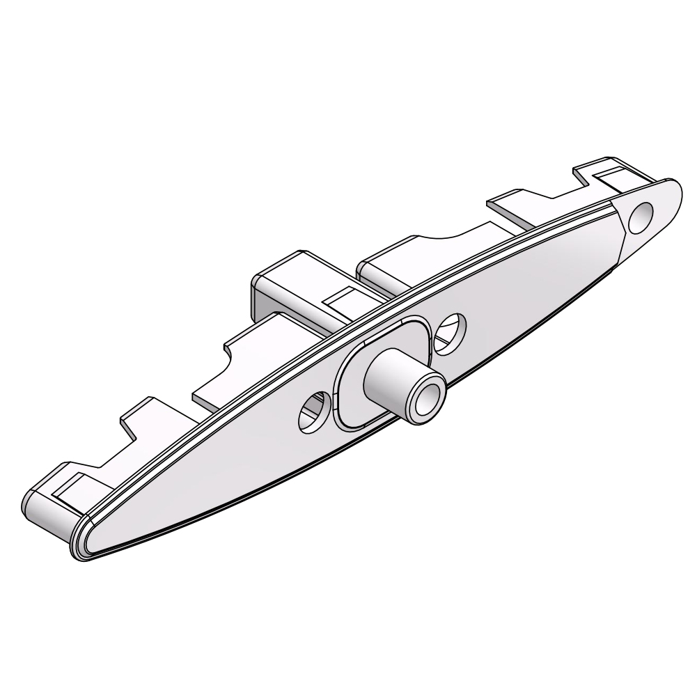 89MM CONNECTOR LOUVER END CAP ARCTIC