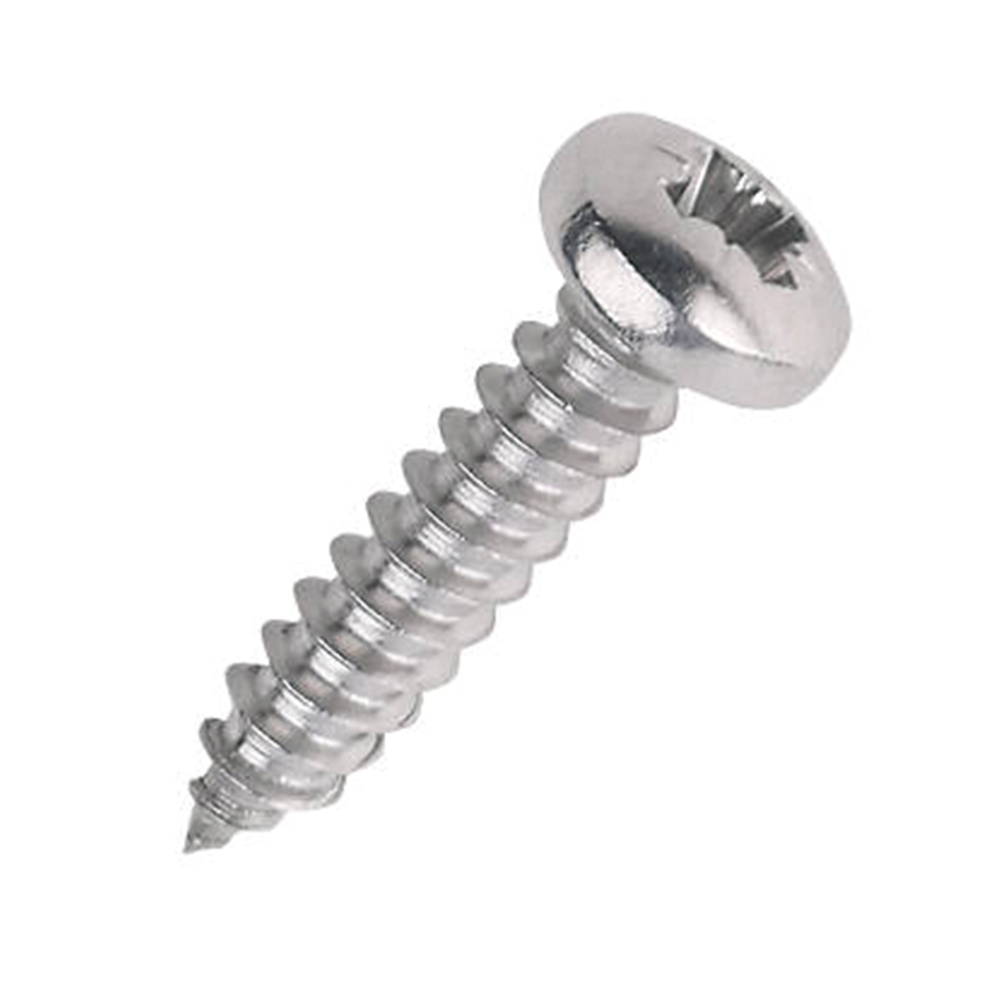 No 8 X 3/4 REC FLANGE BZP