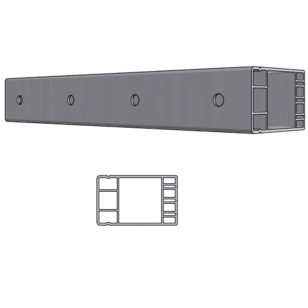 63MM FIXED PITCH STILE & TILT BAR ARCTIC