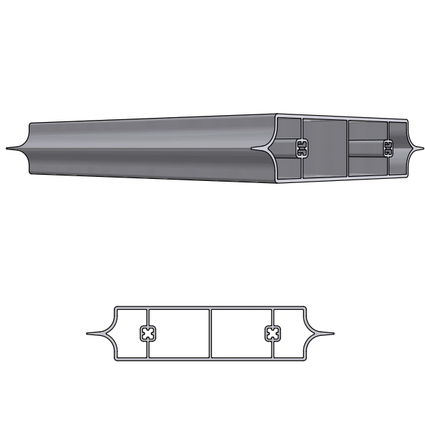 85MM FIXED PITCH DIVIDER RAIL ARCTIC