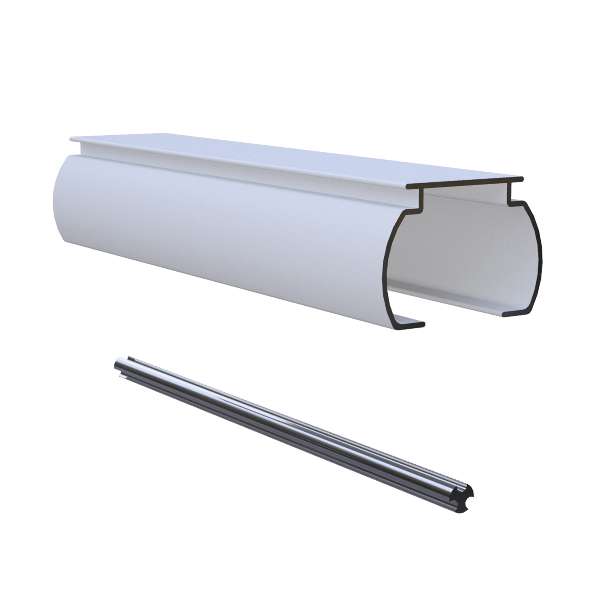 CHANNEL WITH TILT ROD SLIMLINE VOGUE 5M LENGTHS